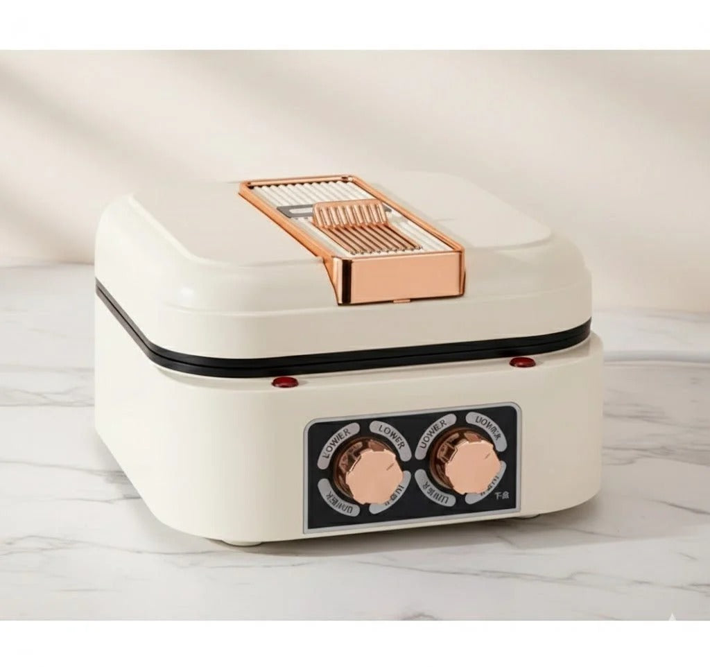 Cyber Silver Crest - 3-in-1 Hot Pot Grill