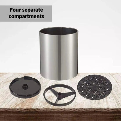 Stainless Steel Rotating Storage Bucket